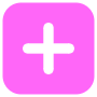 Pink Add Button icon