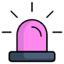 Pink Siren free icon for commercial use