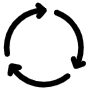 Process Circular Arrows icon