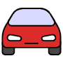 Red Car free icon for commercial use