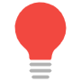 Red Light Bulb free icon for commercial use