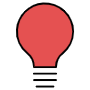 Red Light Bulb free icon for commercial use