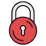 Red Padlock free icon for commercial use