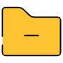 Remove Folder free icon for commercial use