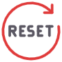 Reset free icon for commercial use