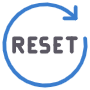 Reset free icon for commercial use