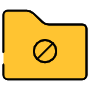 Restricted Folder free icon for commercial use