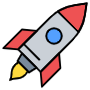 Rocket free icon for commercial use