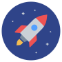 Rocket free icon for commercial use
