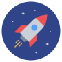 Rocket free icon for commercial use