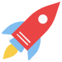Rocket free icon for commercial use