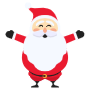 Santa Claus Open Arms icon