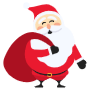 Santa Claus Sack icon