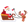 Santa Claus Sled icon