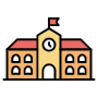 School Building free icon for commercial use