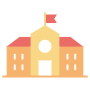 School Building free icon for commercial use