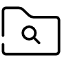 Search Folder free icon for commercial use