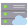 Server Cloud Storage free icon for commercial use