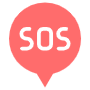 Sos Chat Bubble free icon for commercial use