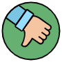 Thumbs Down free icon for commercial use
