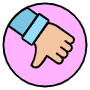 Thumbs Down free icon for commercial use