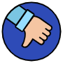 Thumbs Down free icon for commercial use