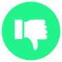 Thumbs Down free icon for commercial use