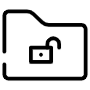 Unlock Folder icon
