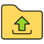 Upload Folder free icon for commercial use