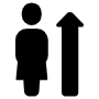 Woman Performance Stats icon