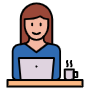 Working Woman free icon for commercial use