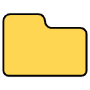Yellow Folder free icon for commercial use