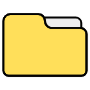 Yellow Folder free icon for commercial use