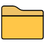 Yellow Folder free icon for commercial use