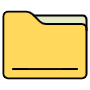 Yellow Folder free icon for commercial use