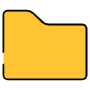 Yellow Folder free icon for commercial use