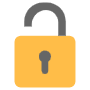 Yellow Padlock free icon for commercial use