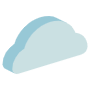 Isometric Cloud free icon for commercial use