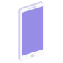 Isometric Smartphone free icon for commercial use