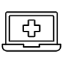 Laptop And Health icon