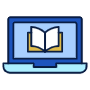 Laptop Online Education icon