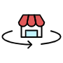 Metaverse Shop free icon for commercial use