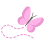 Pink Butterfly icon