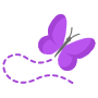 Purple Butterfly icon
