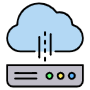 Server Cloud Storage free icon for commercial use
