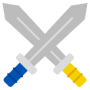 War Swords free icon for commercial use