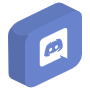 3d Discord Logo free icon for commercial use