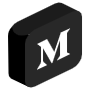 3d Medium Logo free icon for commercial use