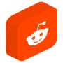 3d Reddit Logo free icon for commercial use