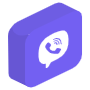 3d Viber Logo free icon for commercial use